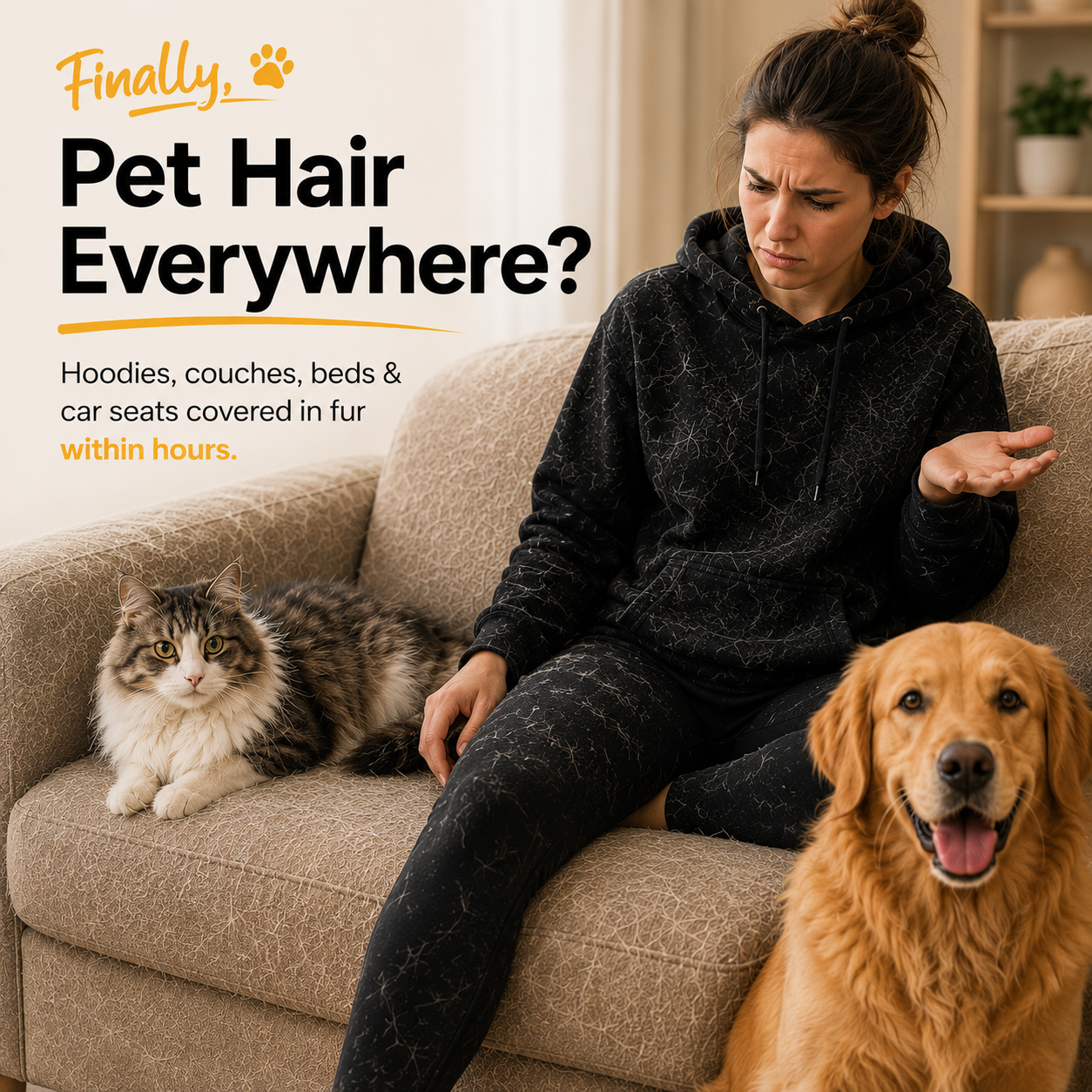 Petrra FurLift™ Pet Hair Removal Gloves (Upgraded)