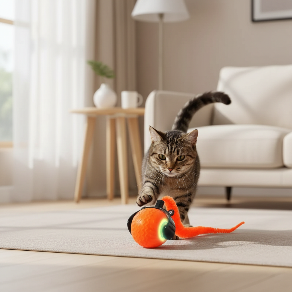 Petrra SpinBall™ Smart Interactive LED Cat Toy